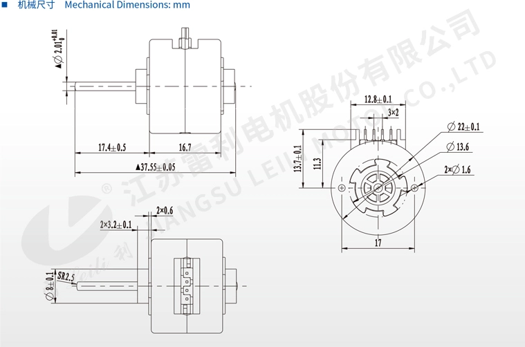 22BY45 PM Stepper Motor for Car Air Conditioning Damper Electric Outlet