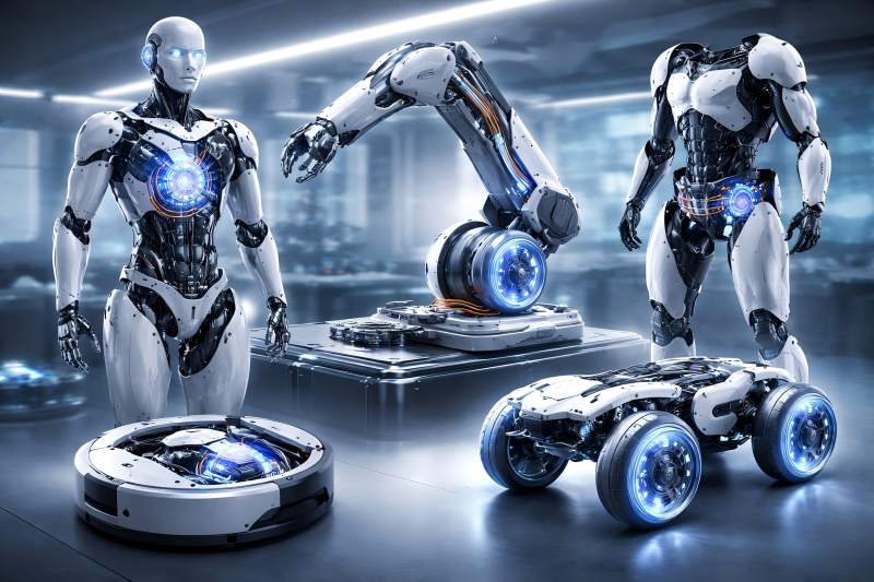 Axial Flux Motors in Robotics