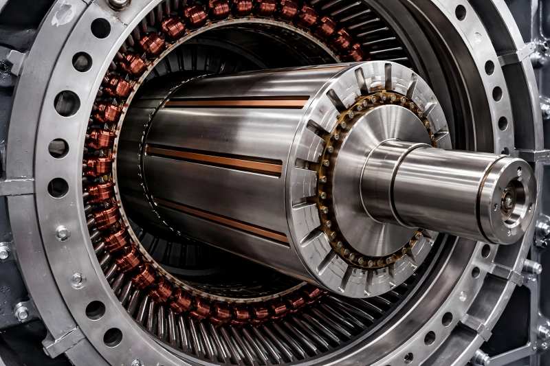 Non-Salient Pole (Cylindrical Rotor) Motor