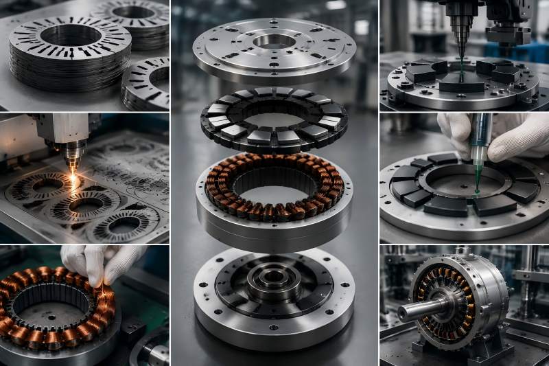 Rotor Manufacturing and Magnet Installation