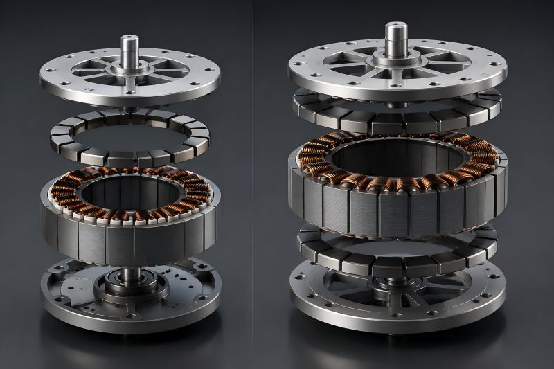 Single Rotor vs Dual Rotor Axial Flux Motors