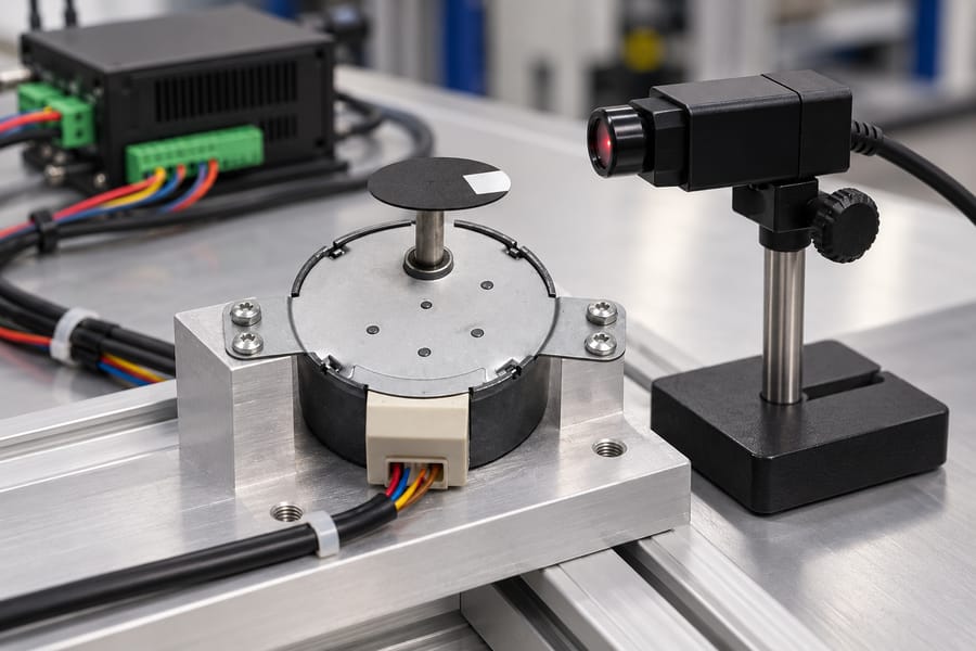 Geared Stepper Output Speed Verification
