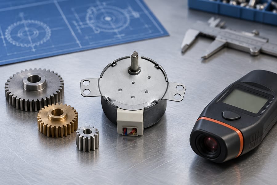 Geared Stepper Ratio And Output Speed