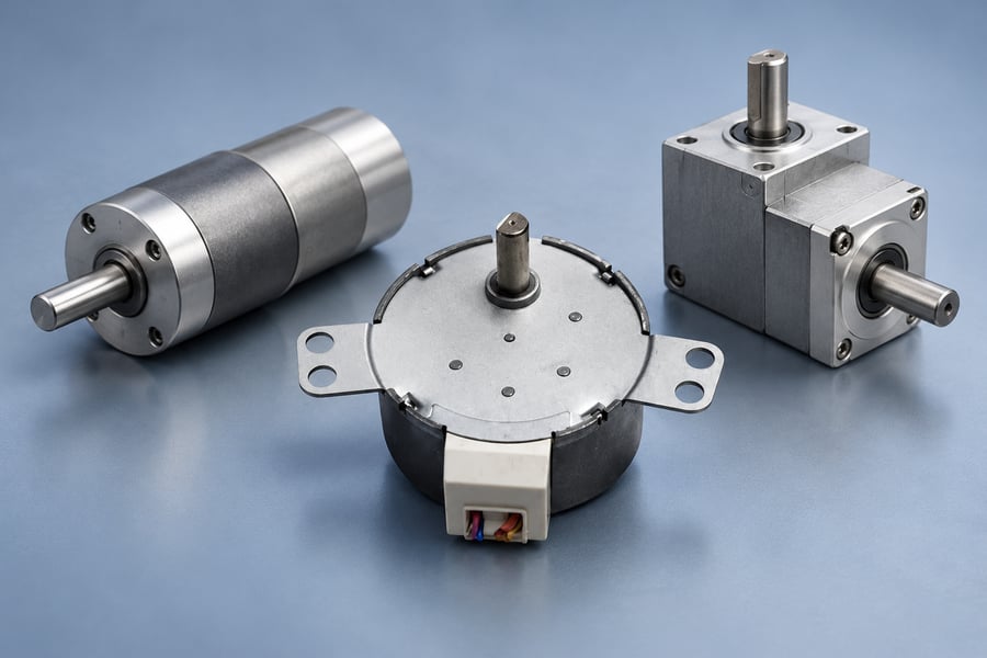 Inline And Right Angle Geared Stepper Layouts