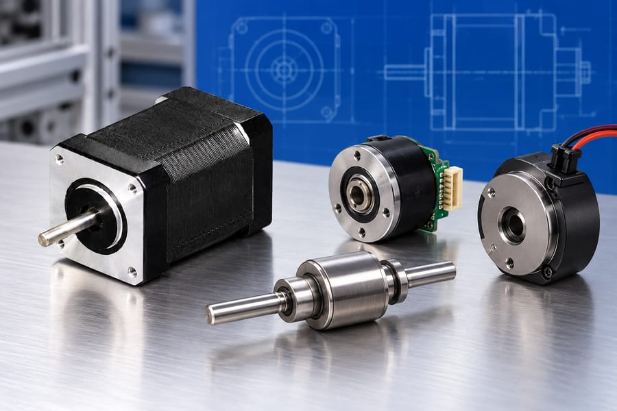 Single Shaft And Double Shaft Hybrid Stepper Integration