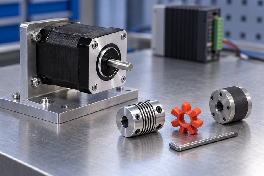 Stepper Axis Mounting Coupling And Damping Stepper Axis Mounting Coupling And Damping