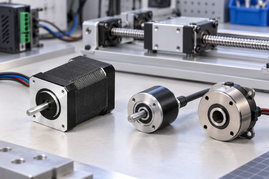 Stepper Motor Encoder And Brake Selection